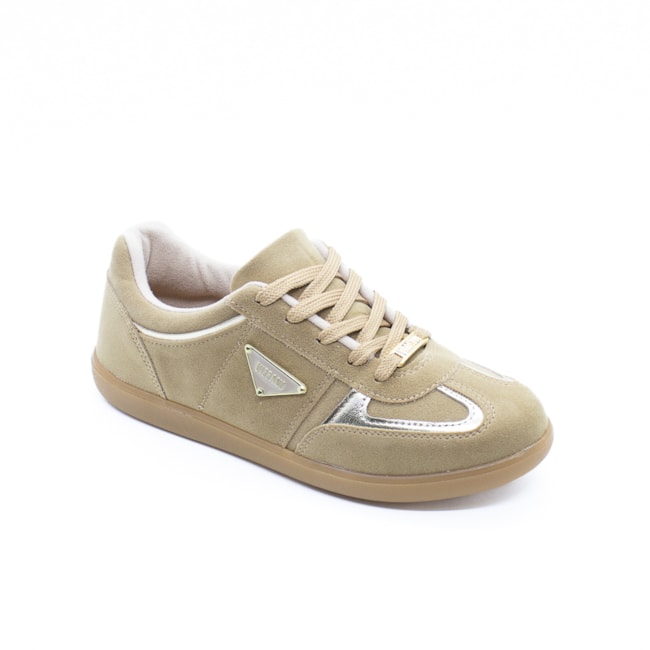 Tênis Casual Vizzano Feminino Tan