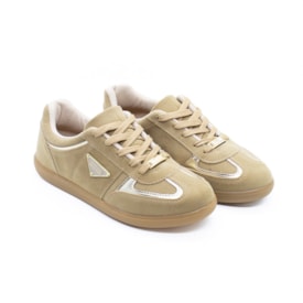 Tênis Casual Vizzano Feminino Tan