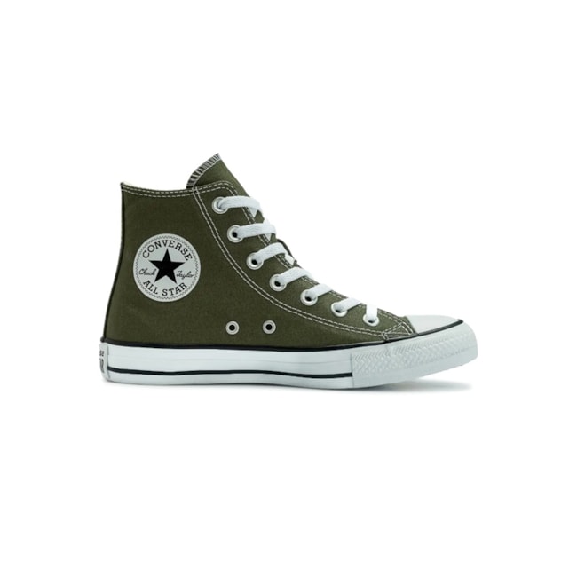 Tênis Converse Cano Longo Unissex Verde Oliva