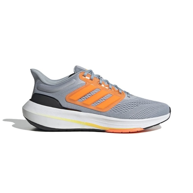 Tênis Esportivo Adidas Ultrabounce Masculino  e Laranja Cinza