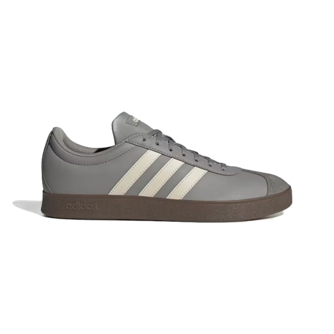 Tênis Esportivo Adidas Vl Court Base Masculino Cinza