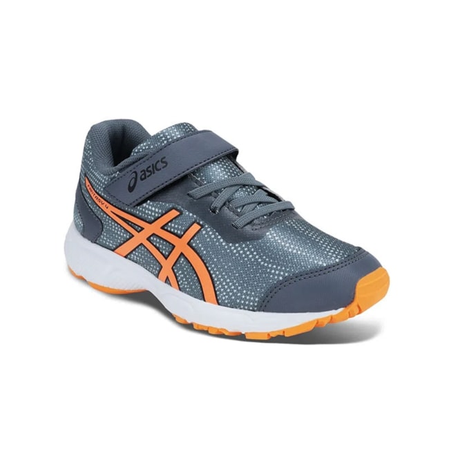  Tênis Esportivo  Asics Fantasy 4 Ps - Infantil Cinza Aco