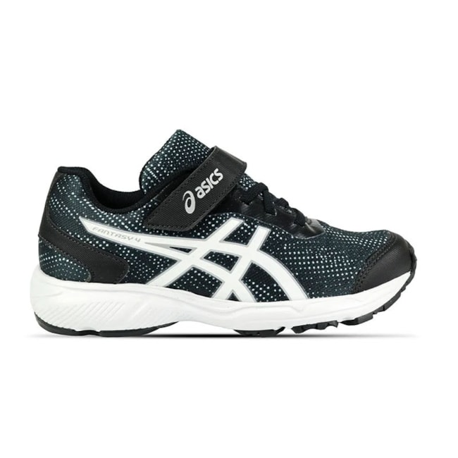 Tênis Esportivo Asics Fantasy 4 Ps Infantil Masculino Preto