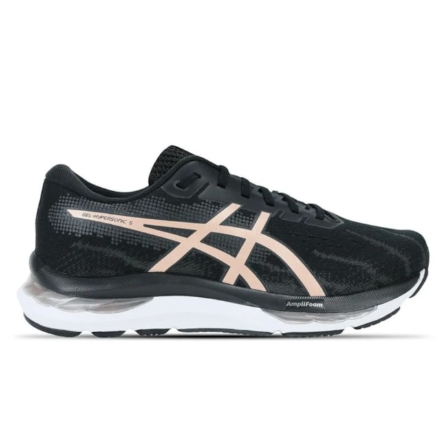 Tênis Esportivo Asics Gel-Hypersonic 5 Feminino Preto