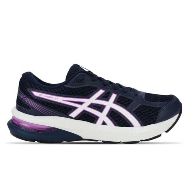 Tênis Esportivo Asics Gel-Nagoya St Feminino Midnight Azul