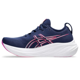 Tênis Esportivo Asics Gel-Nimbus 26 Feminino Azul e Magenta