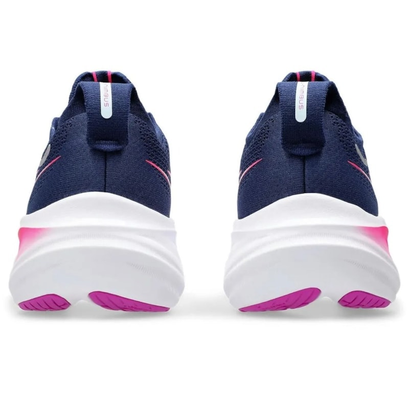 Tênis Esportivo Asics Gel-Nimbus 26 Feminino e Magenta Azul - Lumman