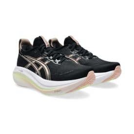 Tênis Esportivo Asics Gel-Nimbus 27  Feminino Preto