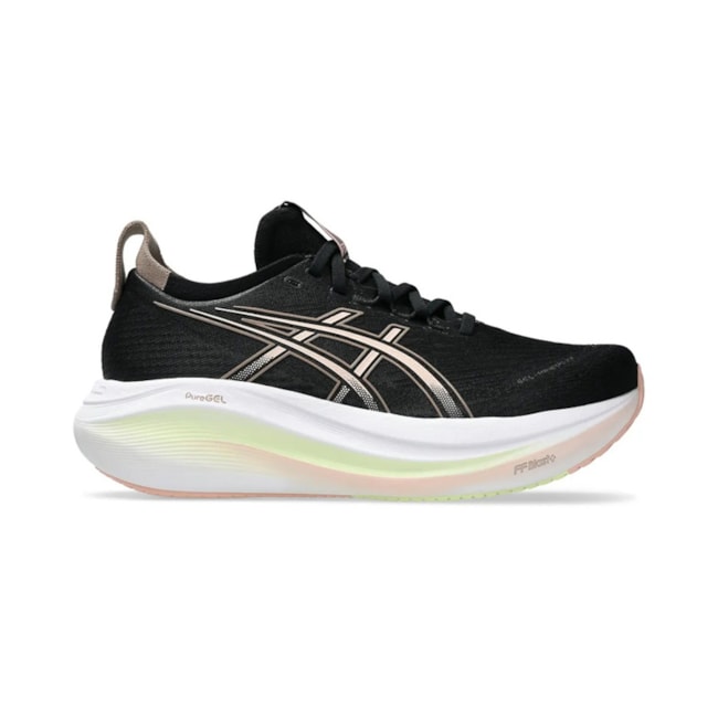 Tênis Esportivo Asics Gel-Nimbus 27  Feminino Preto