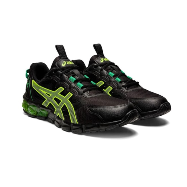 Tênis Esportivo Asics Gel Quantum 90 Masculino  e Verde Preto