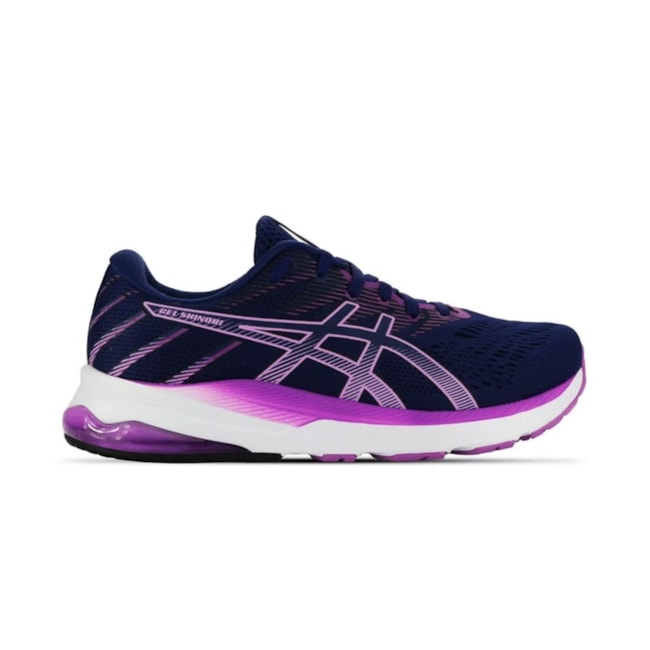 Tênis Esportivo Asics Gel Shinobi Feminino Azul Marinho