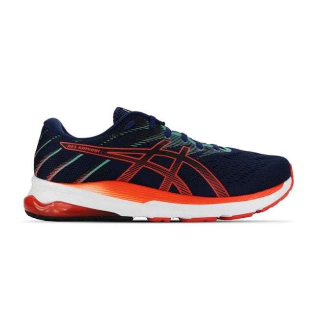 Tênis Esportivo Asics Gel Shinobi Masculino Azul Marinho