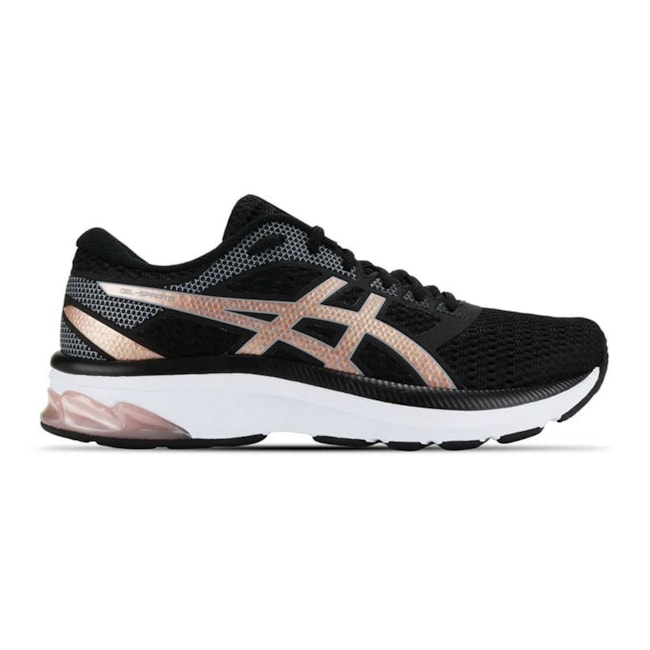 Tênis Esportivo Asics Gel Sparta Feminino  e Rose Gold Preto