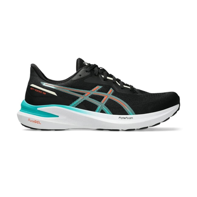 Tênis Esportivo Asics Gt-1000 13 Masculino Preto