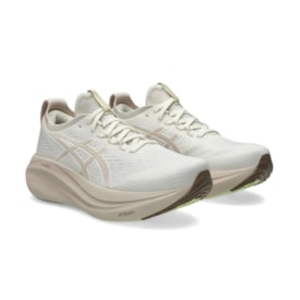Tênis Esportivo Asics Nimbus 27 Feminino Bege