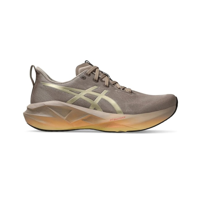 Tênis Esportivo Asics Novablast 5 Luxe Masculino Dourado