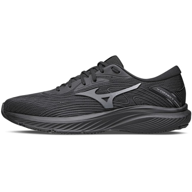 Tênis Esportivo Connect Mizuno Masculino Preto