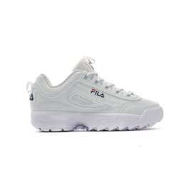 Tênis Esportivo Fila Disruptor Feminino Infantil Branco