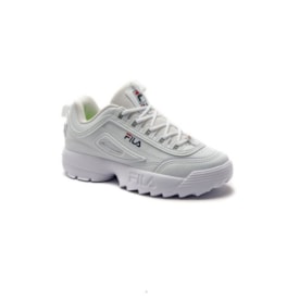 Tênis Esportivo Fila Disruptor Feminino Infantil Branco