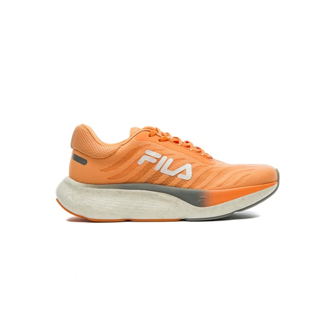 Tênis Esportivo Fila Masculino White Tangerina