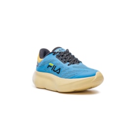 Tênis Esportivo Fila Maxxi Masculino Infantil Azul Malibu