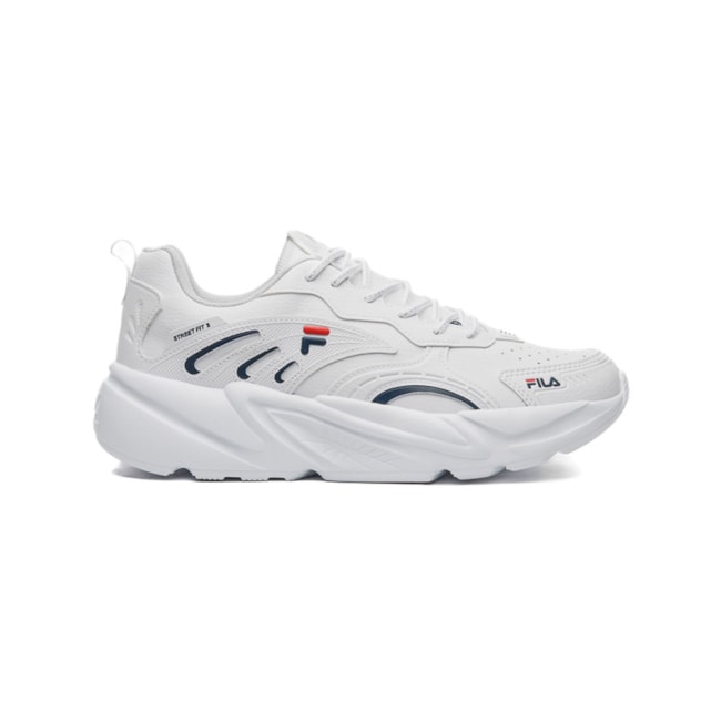 Tênis Esportivo  Fila Street Fit 2 Masculino Branco