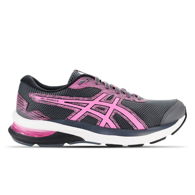 Tenis Esportivo Gel Shogun 5 Asics Feminino Cinza