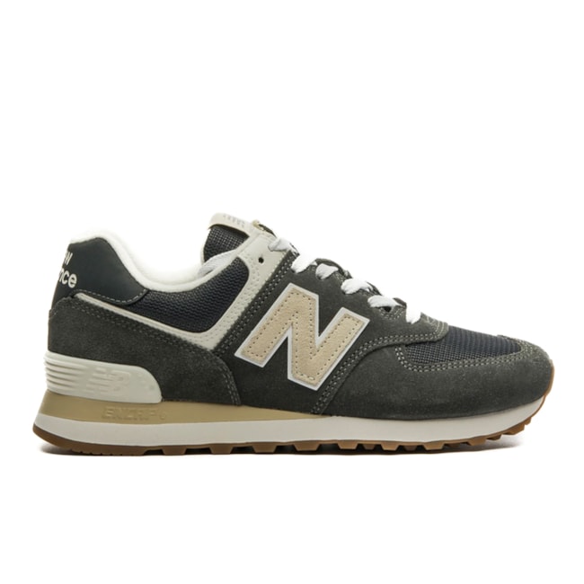 Tenis Esportivo New Balance Wl574 Feminino Preto