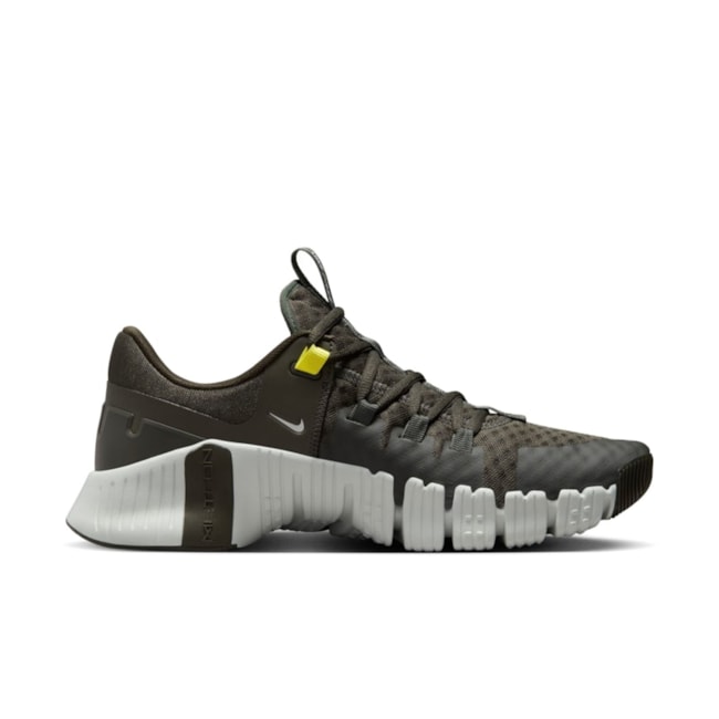 Tênis Esportivo Nike Free Metcon 5 Masculino Cinza Aco