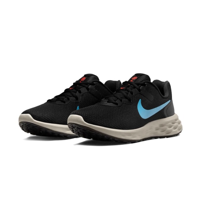 Tenis Esportivo Nike Revolution 6 Next Nature Masculino Preto