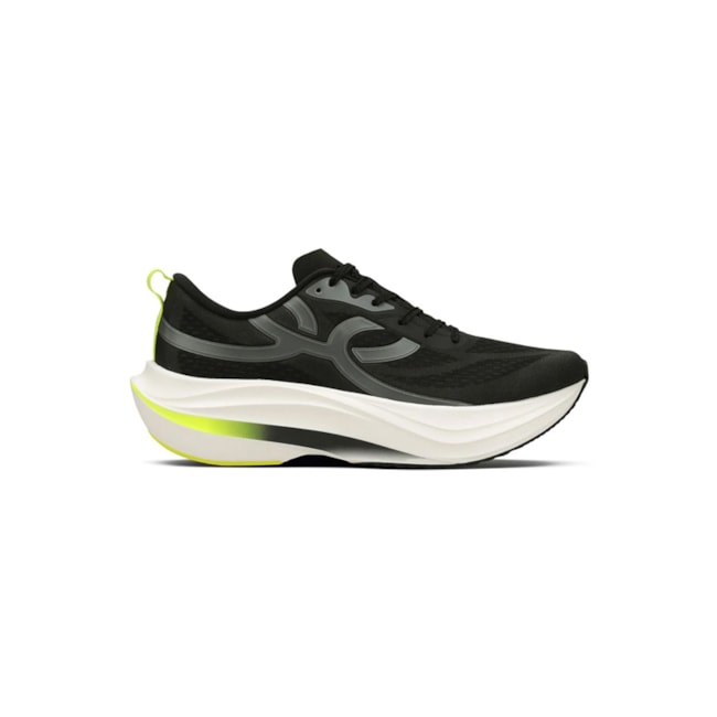 Tênis Esportivo Olympikus Corre Turbo Unissex Preto Lime