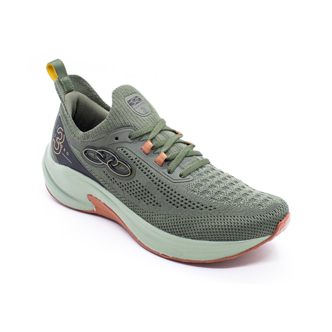 Tênis Esportivo Olympikus Sonoro 3 Masculino Verde Militar
