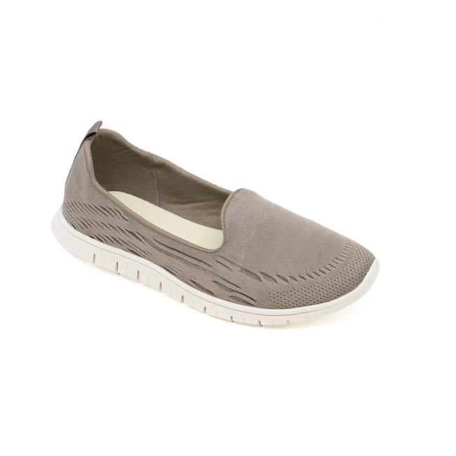 Tênis Espotivo Slip On Activitta Feminino Camel