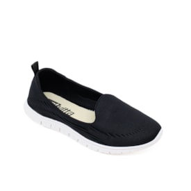 Tênis Espotivo Slip On Activitta Feminino Preto