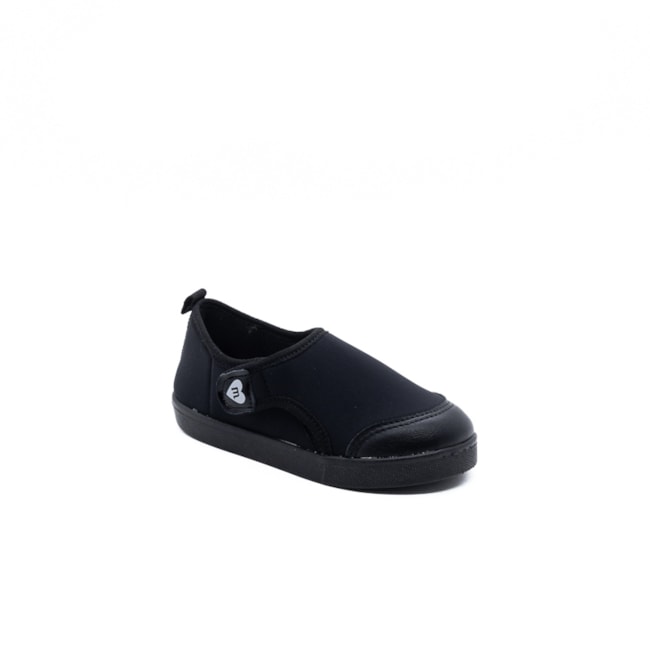 Tenis Infantil Molekinha Feminino Preto