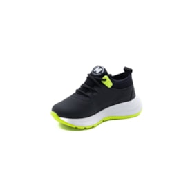 Tenis Jogging Infantil Molekinho Masculino Preto