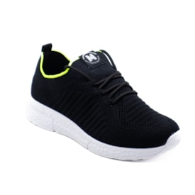 Tenis Jogging Infantil Molekinho Masculino Preto