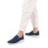Tênis Slip On Azul Elastano Usaflex Feminino New Blue