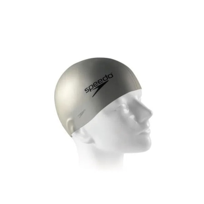 Touca De Natação Speedo Flat Cap Unissex Prata