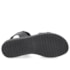 Usaflex Sandalia Flat Baixa Fem Ad Al2502 Preto