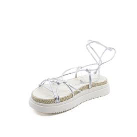 Vizzano Sandalia Flat Media Fem Ad 6526-201 Prata