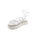 Vizzano Sandalia Flat Media Fem Ad 6526-201 Prata
