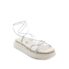 Vizzano Sandalia Flat Media Fem Ad 6526-201 Prata